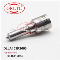 ORLTL Fuel Spray Nozzle DLLA 153 P 2663 (0433172663) Common Rail Injector Nozzle DLLA153P2663 For JMC 0445110973