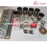 6D34 Engine Rebuild Kit Piston Ring Liner Gasket Bearing Valve