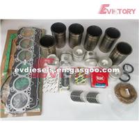 6D16 Engine Rebuild Kit Piston Ring Liner Gasket Bearing Valve