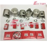 6D24-T Engine Rebuild Kit Piston Ring Liner Gasket Bearing Valve