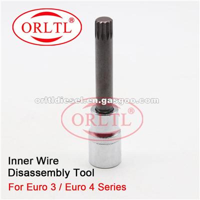 ORLTL Straining Screw Inner Wire Assembly Tool Nozzle Nut Disassembly Tools For Euro 3 Euro 4 Series Common Rail Injector