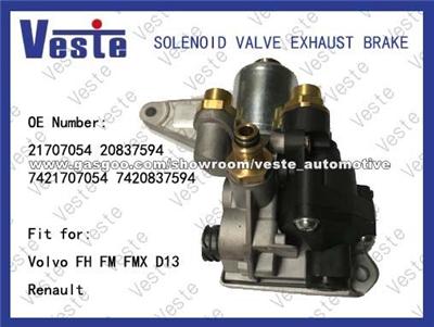 VOLVO SOLENOID VALVE EXHAUST BRAKE OEM 21707054 20837594 FIT FOR VOLVO D13 FH FM FMX