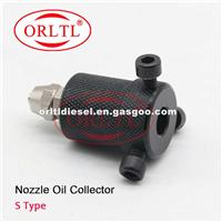 ORLTL Common Rail Injector Repair Tools Injector Nozzle Oil Collector S Type 9mm Nozzle Collector