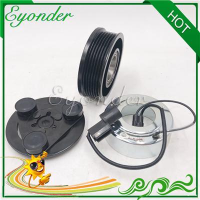 A/C AC Air Conditoning Compressor Electromagnetic Magnetic Clutch PV6 For Mitsubishi OUTLANDER I 2.0 AKC200A205C AKC200A215AR