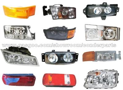 SUNVISOR WITHOUT SPOT LAMP HOLE WITH TWO LED HOLES2117867STREAMLINEused for Scania Truck