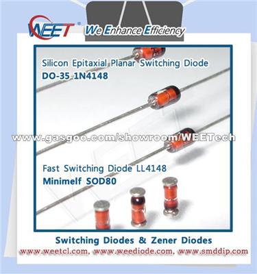 WEET-Fast-Switching-Diode-LL4148-Minimelf-SOD80-Diode-DO-35-1N4148 WEE Technololgy