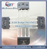 WEET-6A-50V-1000V-GPP-Single-Phase-Bridge-Rectifiers-KBJ6005-KBJ601-KBJ602-KBJ604-KBJ606-KBJ608-KBJ610