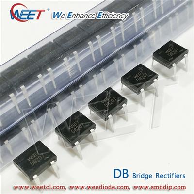 WEET Dip Type 2.0 AMPS. Glass Passivated Bridge Rectifiers DB201, DB202, DB203, DB204, DB205, DB206, DB207