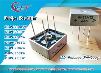 WEET-KBPC-25.0-AMPS-KBPC25005W-KBPC2501W-KBPC2502W-KBPC2504W-KBPC2506W-KBPC2508W-KBPC2510W-Glass-Passivated-Bridge-Rectifiers