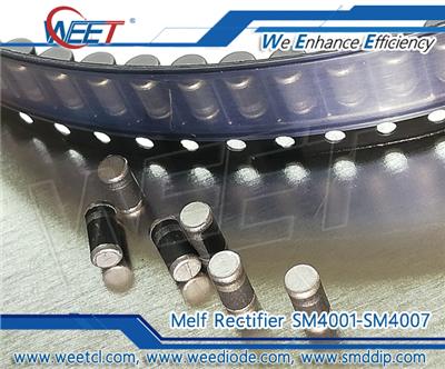 WEET-Melf-Surface-Mount-Rectifier-SM4001-SM4002-SM4003-SM4004-SM4005-SM4006-SM4007-LL4007G-DO213AB