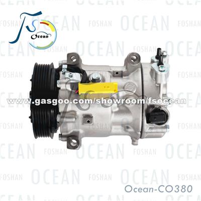 7V16 Air Conditioning Compressor For Citroen C4 Grand Picasso Peugeot 5008 648734/96598758 CO0380