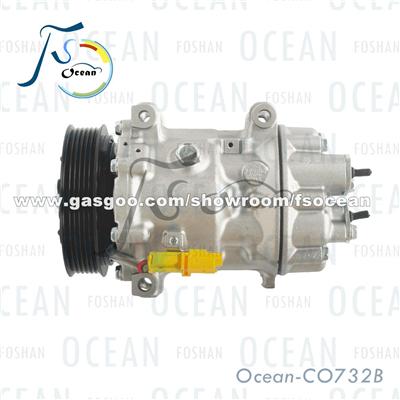 7V16 556499-7103 Compressor Auto Parts For Citroen C8/Jumpy/Fiat Scudo/Peugeot 807/Expert-2.0HDi (2010-2016) CO732B