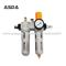 Pressure Regulator With Water Filter And Lubricator Water Trap - Lubricator Combos For Tyre Changer