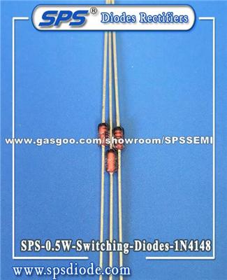 SPS 0.5W 75V Switching Diodes 1N4148 DO-35 Package