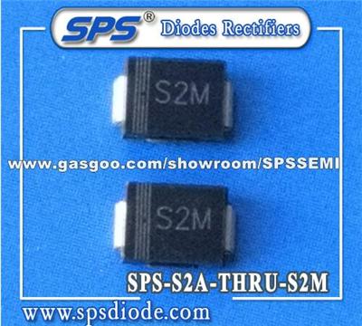 SPS 2A 50V 1000V SMD Diodes S2A S2B S2D S2G S2J S2J S2K S2M SMB Package