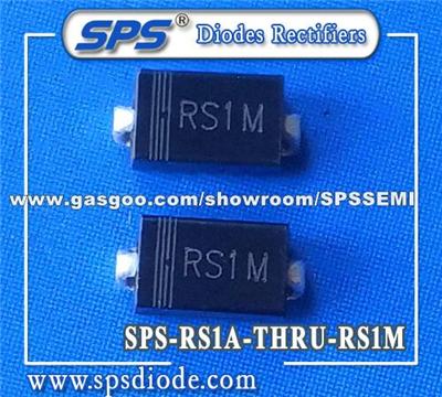 SPS 1A 50V 1000V SMD Diodes RS1A RS1B RS1D RS1J RS1K RS1M SMA Package