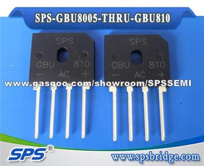 SPS 8A 50V 1000V GPP Bridge Rectifiers GBU8005 GBU801 GBU802 GBU804 GBU806 GBU808 GBU810 GBU Package