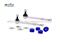 Polyurethane Bushings Front Sway Bar - Link Suitable For NISSAN PATROL GU Y61 WAGON AND CAB CHASSIS (10/1997-2010) - img3
