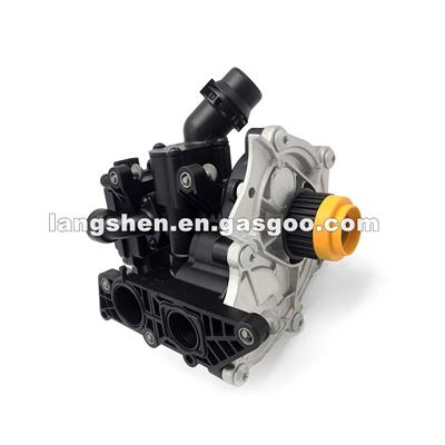 ELECTRONIC WATER PUMP THERMOSTAT HOUSING ASSEMBLY 06L121111H 06K121011 A233 FOR VOLKSWAGEN SKODA SEAT AUDI 1.8T 2.0T 3RD GENERATION EA888 ENGINE