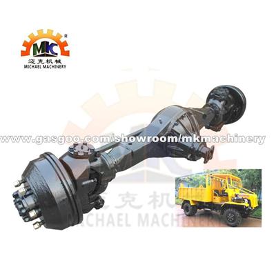 4x4 6-7ton Indonesia Oil Palm Dump Tractor Front Wheel Drive Axle With Optional Speed Ratio