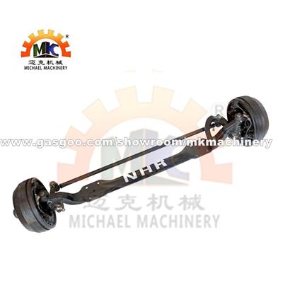 NHR Light Truck Front Wheel Steering Axle With Forging Axle Beam For Isuzu ELF With Hydraulic Brakes