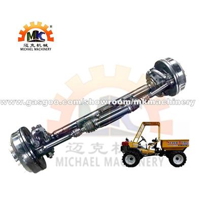 4X2 Small Trailer Front Wheel Steer Axle With Double Acting Cylinder