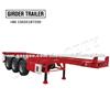 High Quality Customizes 3 Axles Skeleton Container Semi Trailer For Sale