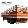 China Fantory Customized 2 Axles Fence Semi Trailer For Sale