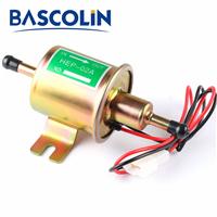 BASCOLIN Fuel Pump HEP-02A 12V Low Pressuree Electric Fuel Pump HEP-02A Golden