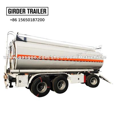 China Factory Customized 2 Axles Tank Draw Bar Semi Trailer For Sale