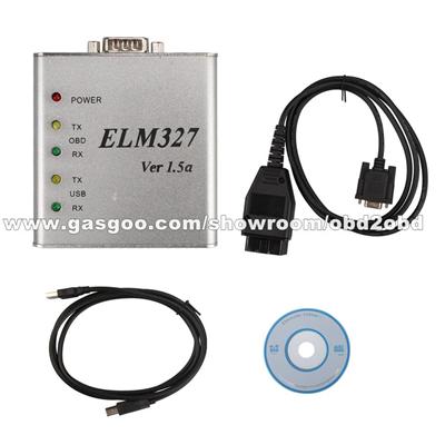FT232RL+18F2480 Chip Version Metal ELM327 USB V1.5 Aluminum ELM327 USB CAN-BUS Scanner