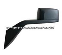 Hood Mirror Assembly LH Black No Heater