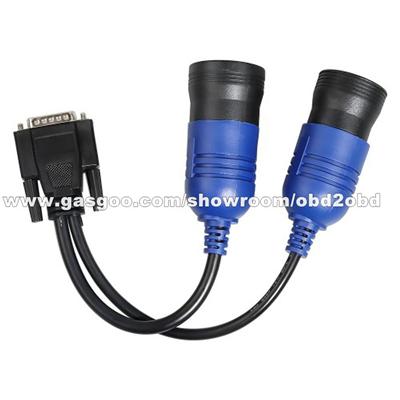 9 And 6 Pin Deutsch J1708 + J1939 Splitter Cable Adapter For XTruck USB Link Diesel Truck Diagnose Interface And VXSCAN V90