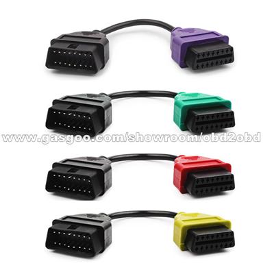 Fiat Ecu Scan Adaptor Fiat Four Colors Connect Cable (4 Pieces/ Set)