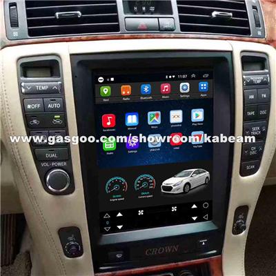 Vertical Screen 10.4 Inch Android Head Unit Multimedia For Toyota Crown 2006-2009