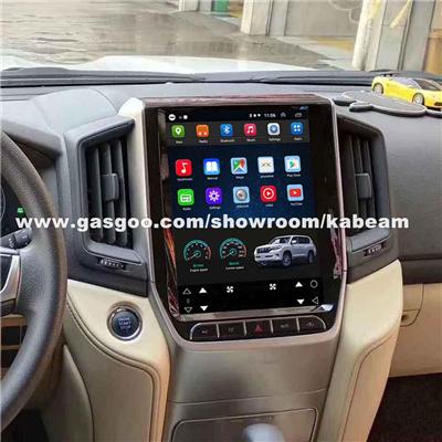 Vertical Screen 12.1 Inch Android Head Unit Multimedia For Toyota Land Cruiser 2016-2019