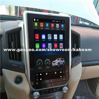 Vertical Screen 13.8 Inch Android Head Unit Multimedia For Toyota Land Cruiser 2016-2019
