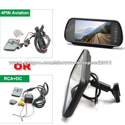 AHD 7 Inch Replacement Rear View Mirror Monitor OEM Bracket (TOP-AHD7004MS)