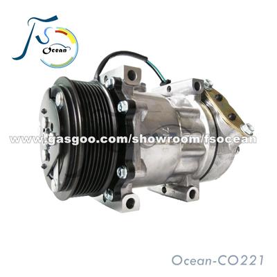 7H15 Air Conditioning Compressor For Scania 4 Series (1995-2004)/Scania P/G/R/T Series (2004-)/Mercedes Benz Unimog (1966-)/Renault Premium CO221