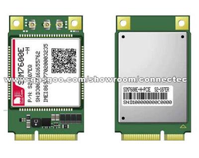 SIMCOM SIM7600E-H CAT4 4G LTE-FDD/LTE TDD/HSPA+/UMTS/EDGE/GPRS/GSM PCIE Module