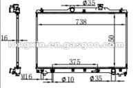 Toyota Radiator 16400-28100