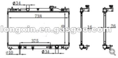 Toyota Radiator 16400-0H030/16400-28270/16400-28280/16400-28281/*16400-28280