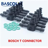 BASCOLIN Fuel Injector Return Oil Backflow Plastic Three-Way Joint Pipe