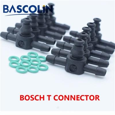 BASCOLIN Fuel Injector Return Oil Backflow Plastic Three-Way Joint Pipe