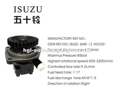 Power Steering Pump For ISUZU 6HE1 3holes 1-19500-584-0／470-04148 /1-19500-433-0