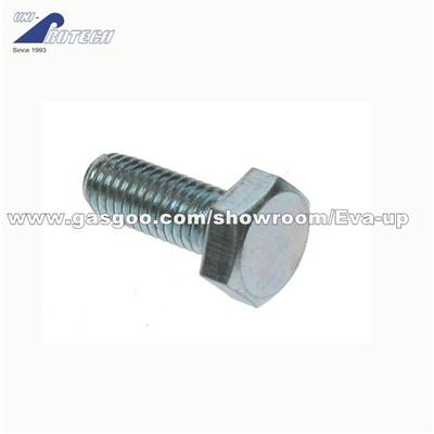 Hex Bolts With Half Thread Zinc Plated Finishing