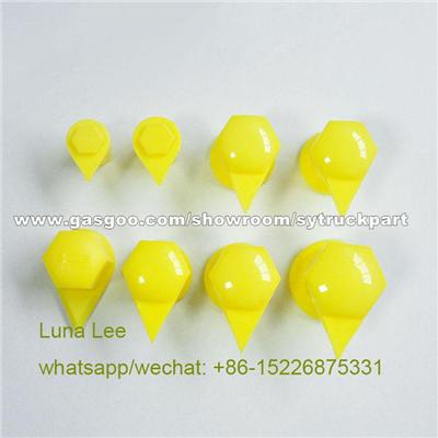 Safety Dustite Wheel Nut Indicator Loose Truck Yellow 36mm