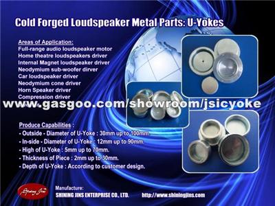 U-Yokes Uses In Raw Neodymium (NdFeB) Speaker, Tweeter