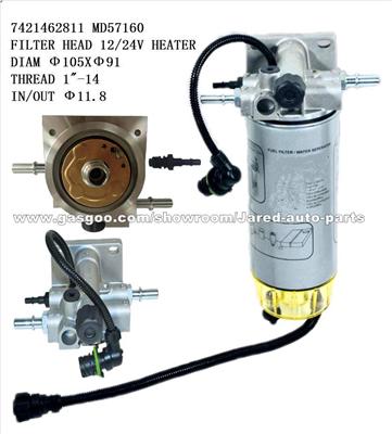 Fuel Filter Housing 7421462811 7420951277 MD57160 For KERAX Renault DXI 11/13