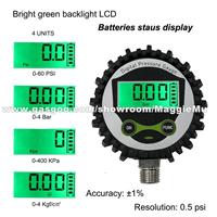 Heavy Duty Tire Pressure Gauge Dial Tyre Gauge With Luminous